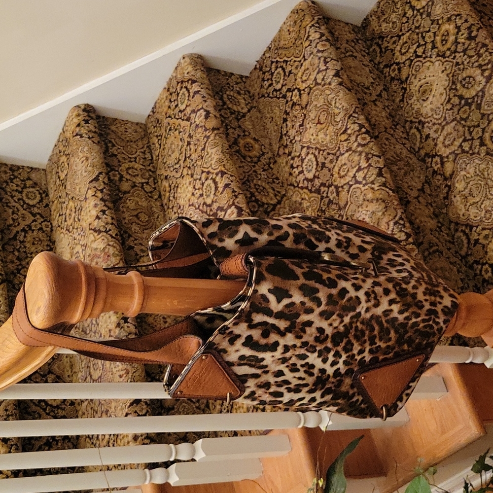 SOLD Jessica Simpson Animal Print Bag